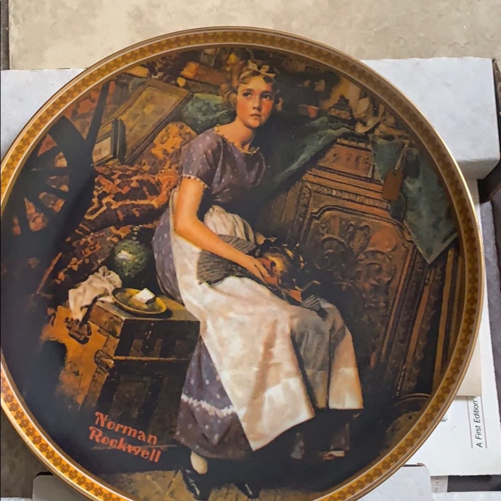 Dreaming in the Attic collectible plate